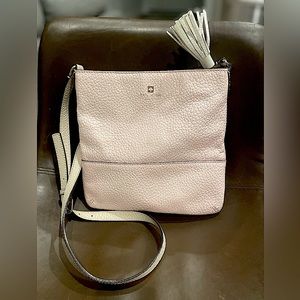 Kate Spade cross body purse - light pink/white